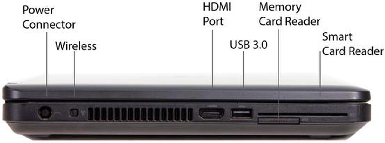 Alt view image 4 of 5 - DELL B Grade Laptop Intel Core i3-4010U 4GB Memory 128 GB SSD 14.0" Windows 10 Pro 64-Bit E5440