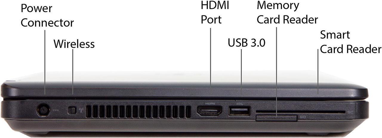 Alt view image 3 of 4 - DELL Grade A  Laptop E5440 Intel Core i3 4th Gen 4010U (1.7 GHz) 8 GB Memory 240 GB SSD 14.0" Windows 10 Home 64-Bit