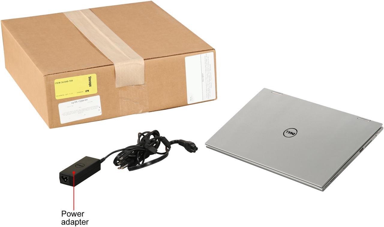 Alt view image 12 of 11 - DELL Grade A Laptop Inspiron Intel Core i7-6500U 8GB Memory 256 GB SSD Intel HD Graphics 520 13.3" Touch Screen Windows 10 Home 13-7359
