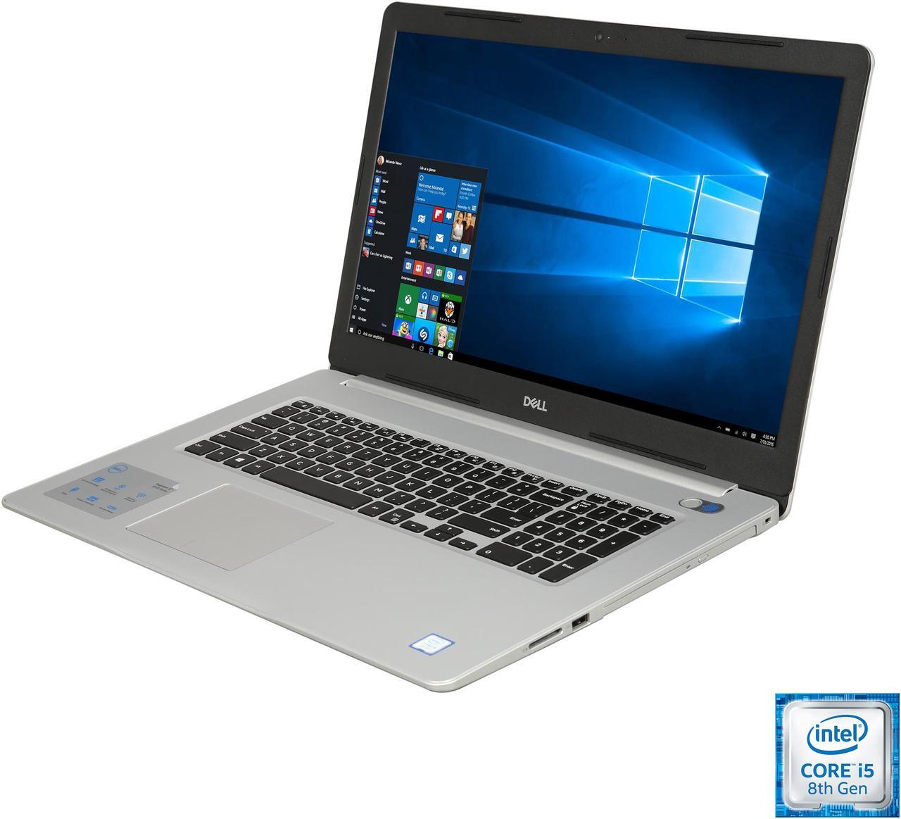 Main image of DELL Laptop Inspiron 5770 Intel Core i5-8250U 8GB Memory 1TB HDD Intel UHD Graphics 620 17.3" Non-Touch Screen Windows 10 Home 64-Bit i5770-5286SLV
