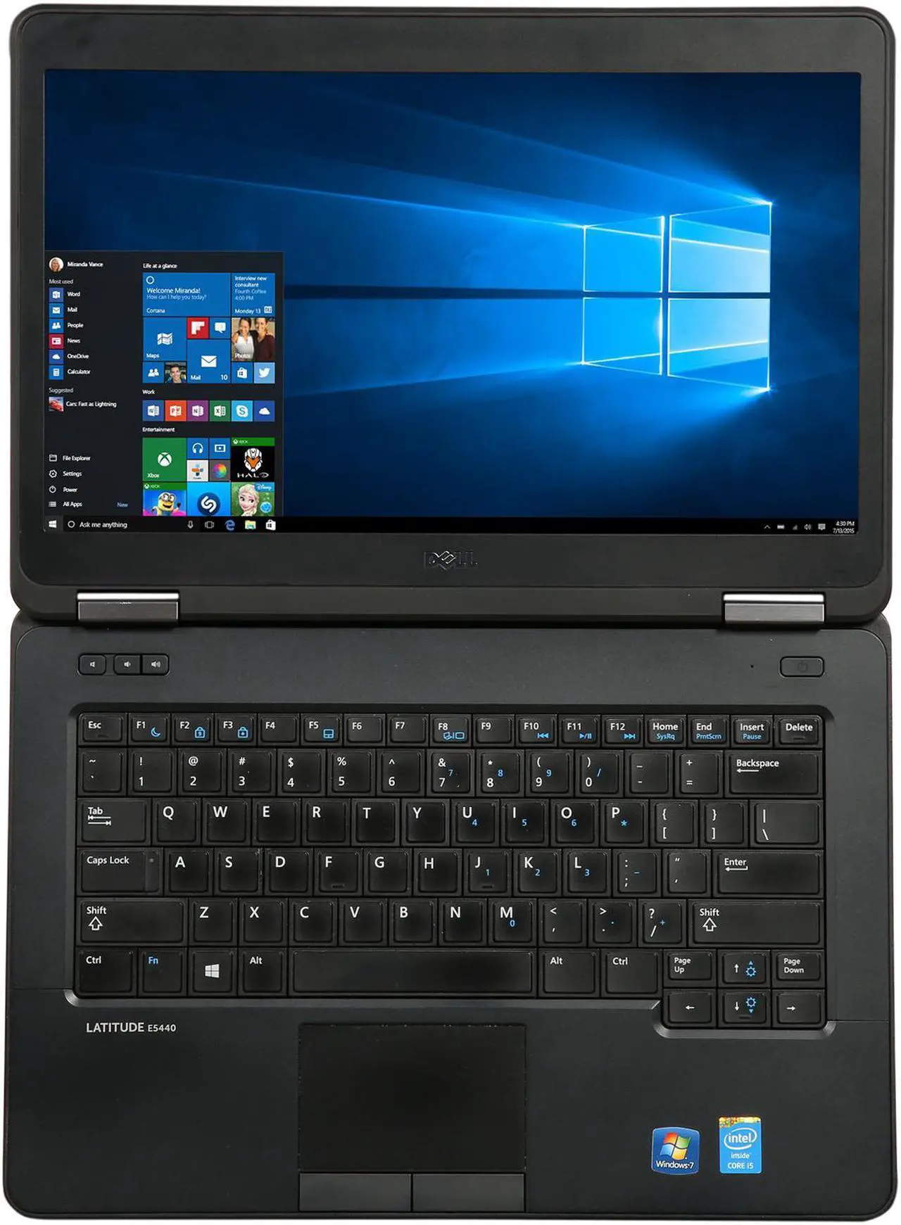 Alt view image 7 of 8 - DELL Grade B Laptop Intel Core i5-4300U 8GB Memory 128 GB SSD 14.0" Windows 10 Pro 64-Bit E5440