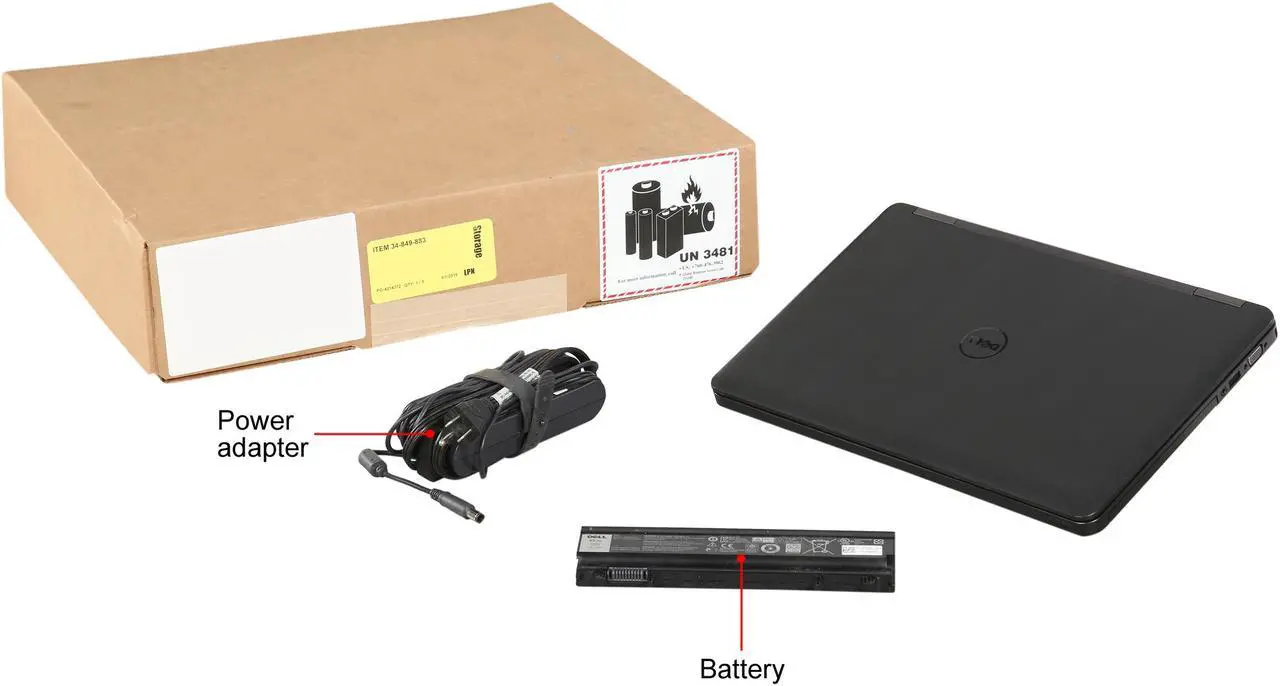 Alt view image 9 of 8 - DELL Grade B Laptop Intel Core i5-4300U 8GB Memory 128 GB SSD 14.0" Windows 10 Pro 64-Bit E5440