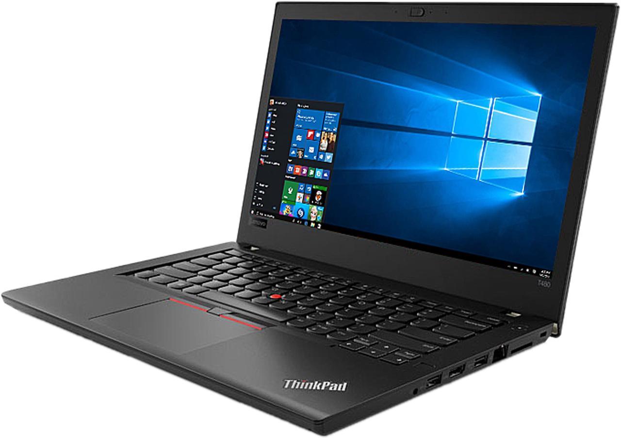 Lenovo ThinkPad T480 20L5000UUS 14" LCD Notebook - Intel Core i7 (8th Gen) i7-8550U Quad-core (4 Core) 1.80 GHz - 8 GB DDR4 SDRAM - 256 GB SSD - Windows 10 Pro 64-bit - 1920 x 1080 - In-plane Switching (IPS) Technology - Black