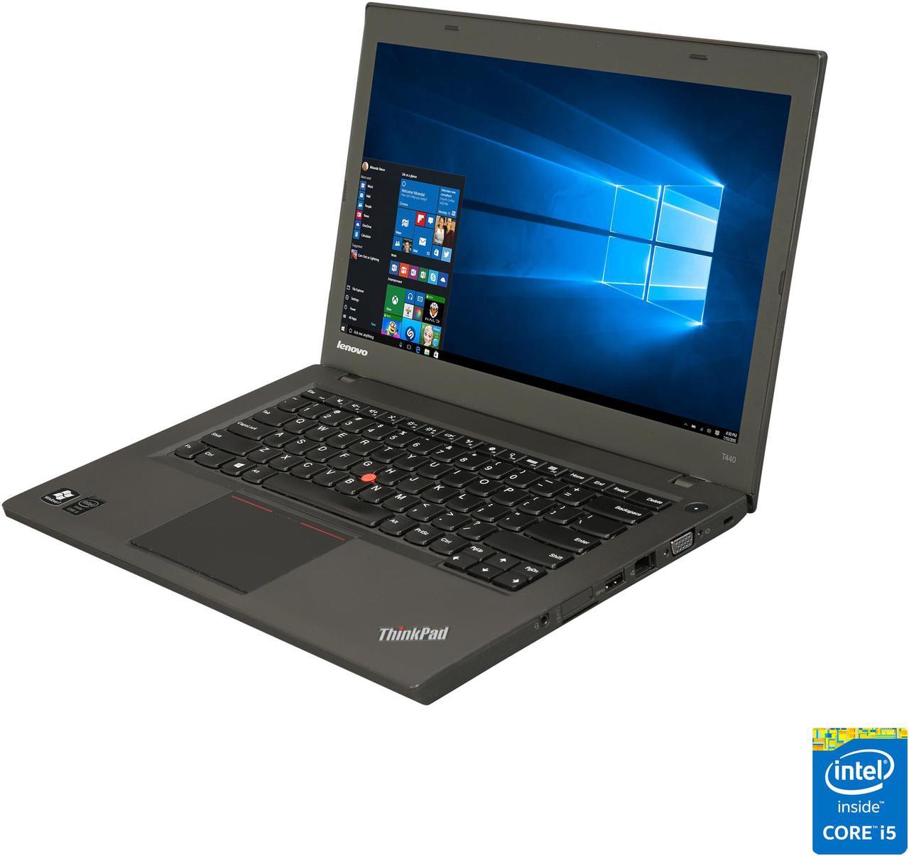 Lenovo Grade A Laptop Intel Core i5-4300U 8GB Memory 500GB HDD 14.0" Windows 10 Pro 64-Bit T440