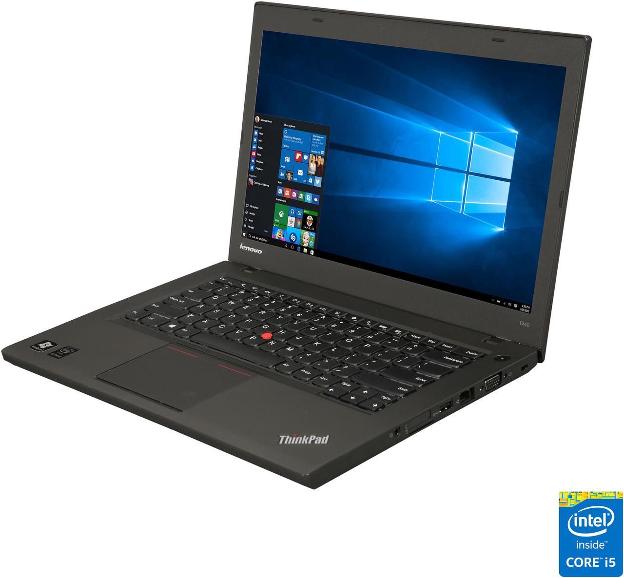 Lenovo Grade B Laptop Intel Core i5-4300U 8GB Memory 500GB HDD 14.0" Windows 10 Pro 64-Bit T440