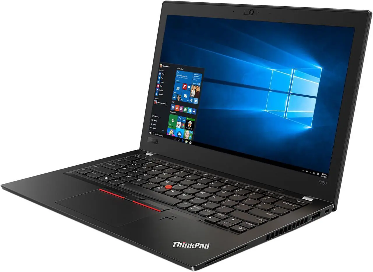 Main image of Lenovo ThinkPad X280 20KF002RUS 12.5" Touchscreen LCD Ultrabook - Intel Core i7 (8th Gen) i7-8550U Quad-core (4 Core) 1.80 GHz - 16 GB DDR4 SDRAM - 512 GB SSD - Windows 10 Pro 64-bit (English) - 1920 x 1080 - In-plane Switching (IPS) Tec...