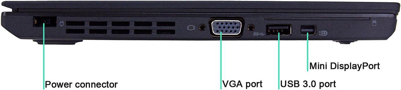 Alt view image 3 of 4 - Lenovo ThinkPad X250 Laptop Intel Core i5 5th Gen 5300U (2.30 GHz) 8 GB Memory 240 GB SSD Intel HD Graphics 5500 12.5" Windows 10 Pro 64-bit A Grade