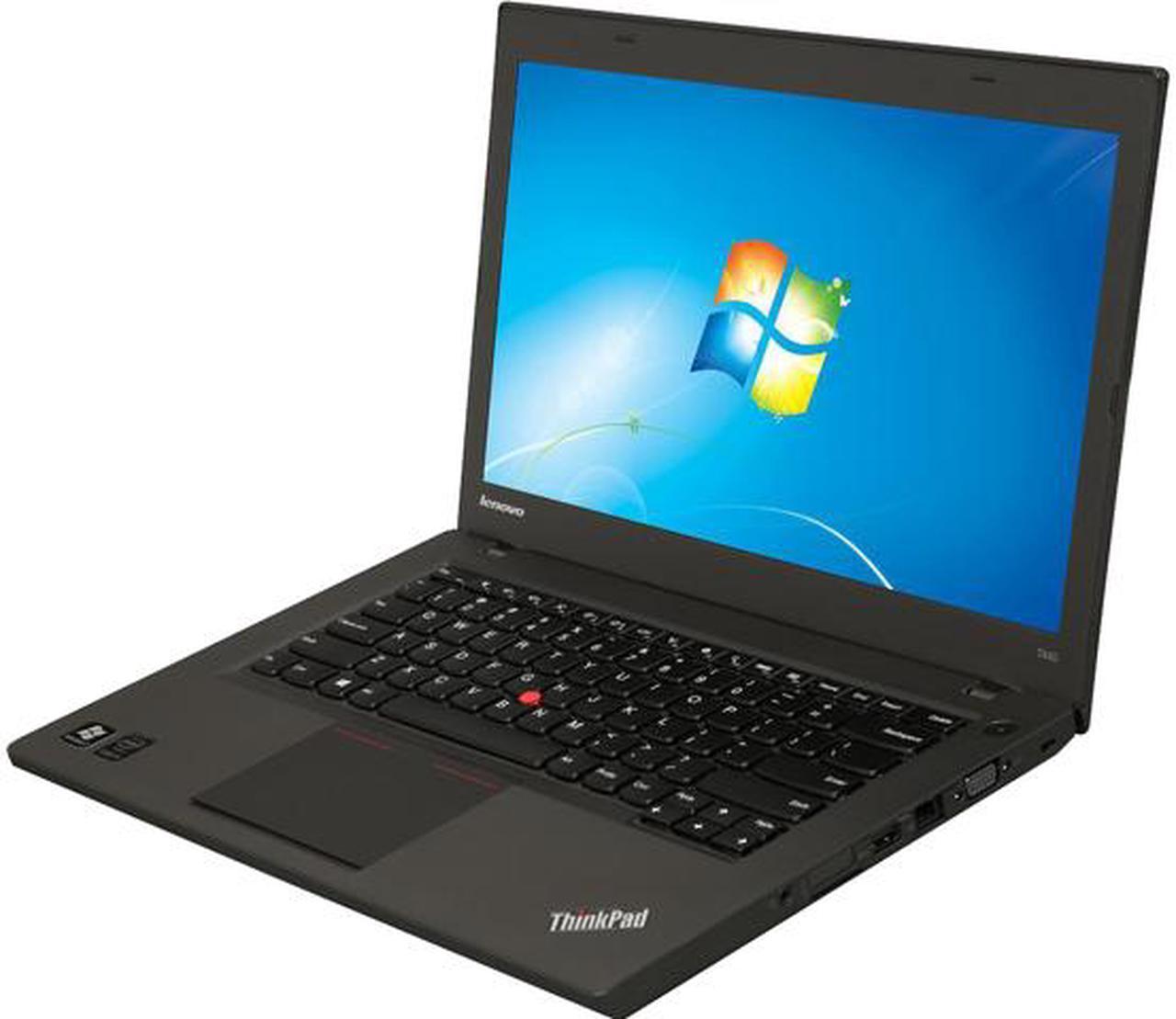 Lenovo Laptop ThinkPad T440 Intel Core i5 4th Gen 4300U (1.90 GHz) 8 GB Memory 256 GB SSD 14.0" Windows 10 Pro 64-Bit