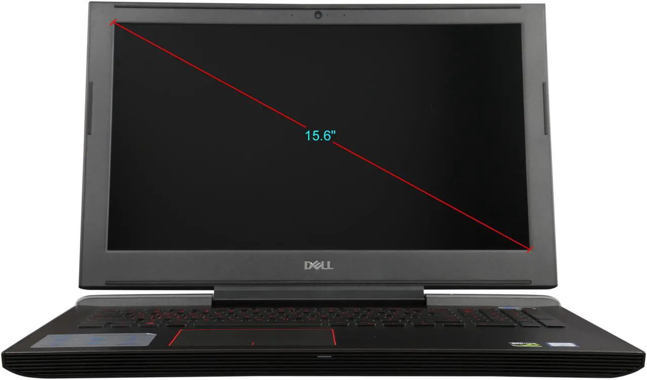 Alt view image 6 of 8 - DELL  i7577-5265BLK 15.6" FHD IPS GTX 1060 6 GB VRAM i5-7300HQ 8 GB Memory 256 GB SSD Windows 10 Home VR Ready Gaming Laptop