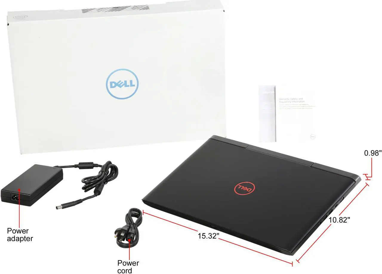 Alt view image 9 of 8 - DELL  i7577-5265BLK 15.6" FHD IPS GTX 1060 6 GB VRAM i5-7300HQ 8 GB Memory 256 GB SSD Windows 10 Home VR Ready Gaming Laptop