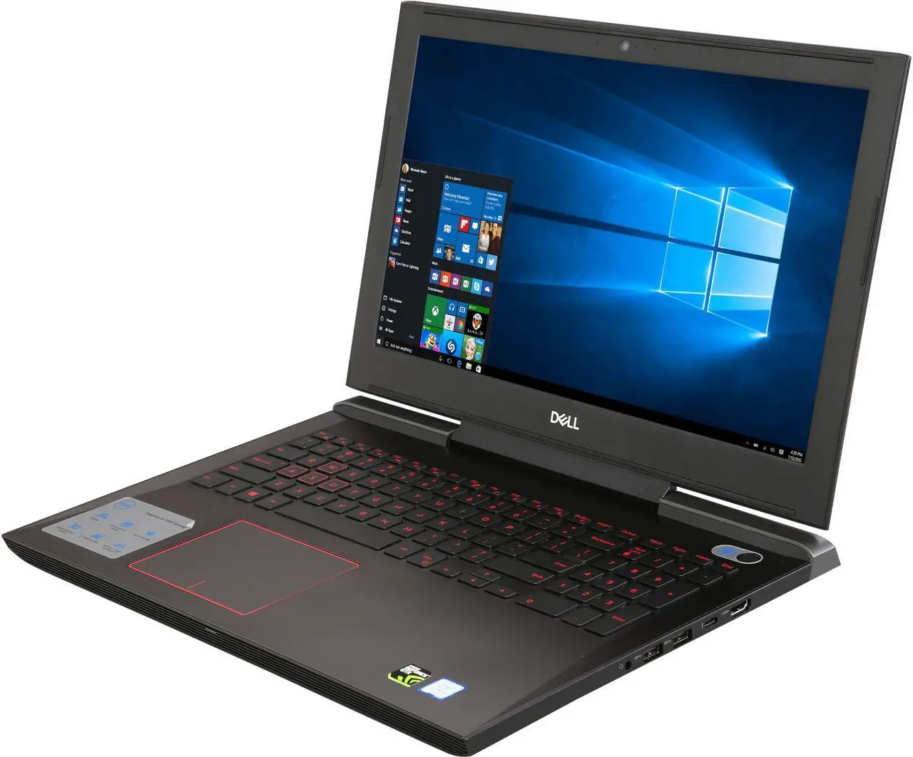 Main image of DELL  i7577-5265BLK 15.6" FHD IPS GTX 1060 6 GB VRAM i5-7300HQ 8 GB Memory 256 GB SSD Windows 10 Home VR Ready Gaming Laptop