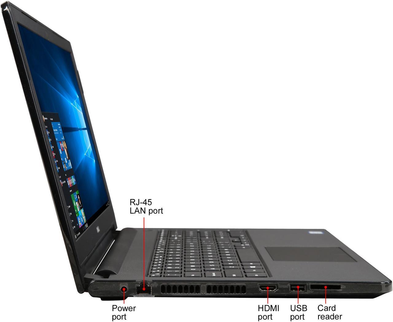 Alt view image 5 of 8 - DELL Laptop Inspiron 15 5000 Intel Core i7-7500U 8GB Memory 1TB HDD Intel HD Graphics 620 15.6" Non-Touch Screen Windows 10 Pro 64-Bit 5FRYFH2