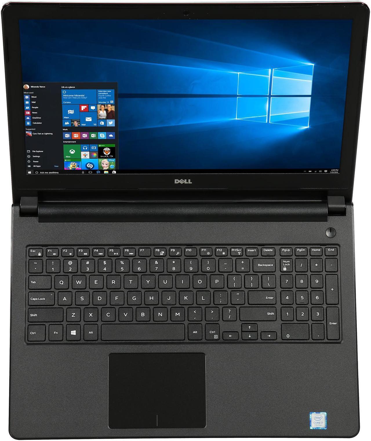 Alt view image 7 of 8 - DELL Laptop Inspiron 15 5000 Intel Core i7-7500U 8GB Memory 1TB HDD Intel HD Graphics 620 15.6" Non-Touch Screen Windows 10 Pro 64-Bit 5FRYFH2
