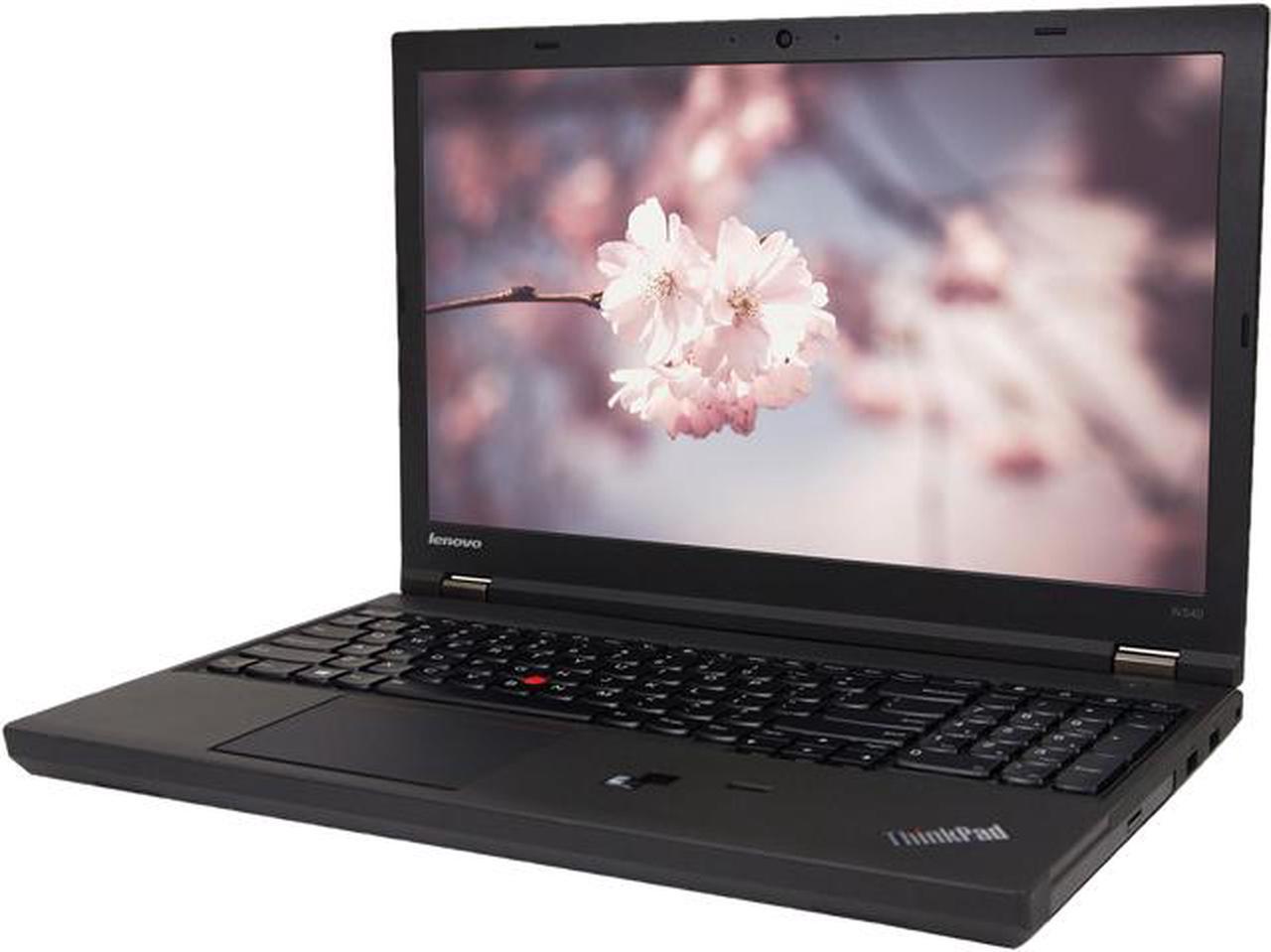 Lenovo Grade A Laptop W540 Intel Core i7 4th Gen 4800MQ (2.70 GHz) 8 GB Memory 256 GB SSD 15.6" Windows 10 Pro 64-Bit