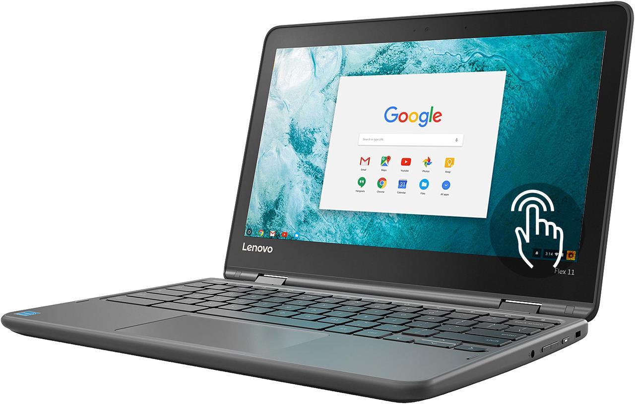 Lenovo Flex 11 Chromebook ZA270025US Chromebook MTK MT8173C (2.1 GHz) 4 GB LPDDR3 Memory 32 GB eMMC 11.6" Touchscreen Chrome OS