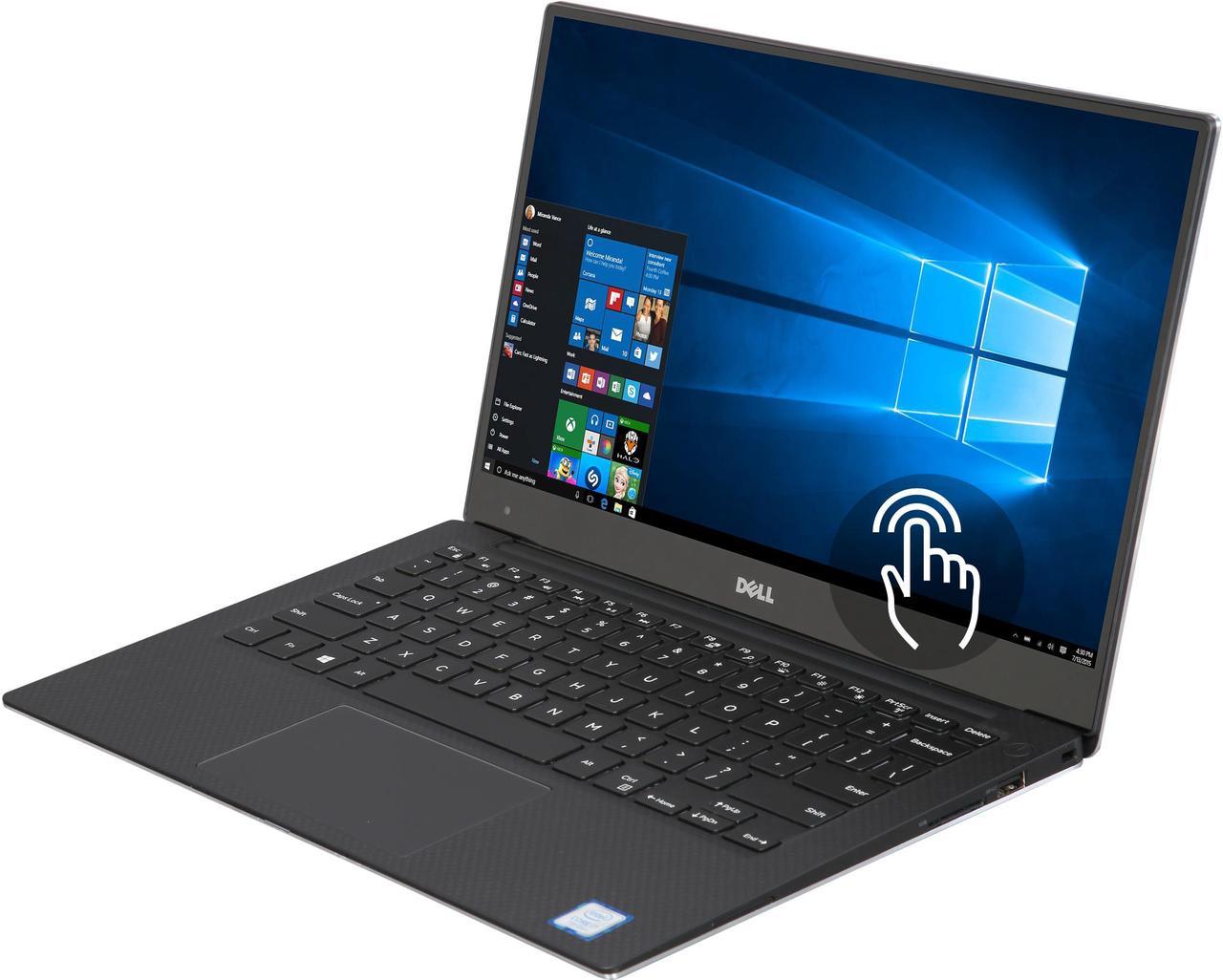 DELL Laptop XPS 13 Intel Core i7-7560U 16GB Memory 512 GB PCIe SSD Intel Iris Plus Graphics 640 13.3" Touchscreen Windows 10 Home 64-Bit XPS9360-7697SLV