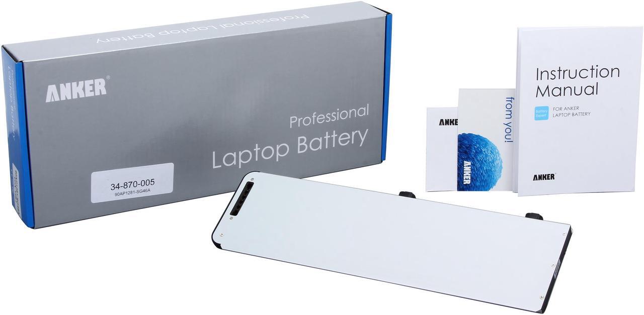 Alt view image 7 of 7 - Anker 90AP1281-SG46A Replacement Apple Macbook Pro 15 inch Aluminum Unibody A1281 Battery 10.8V 4600mAh Silver Grey