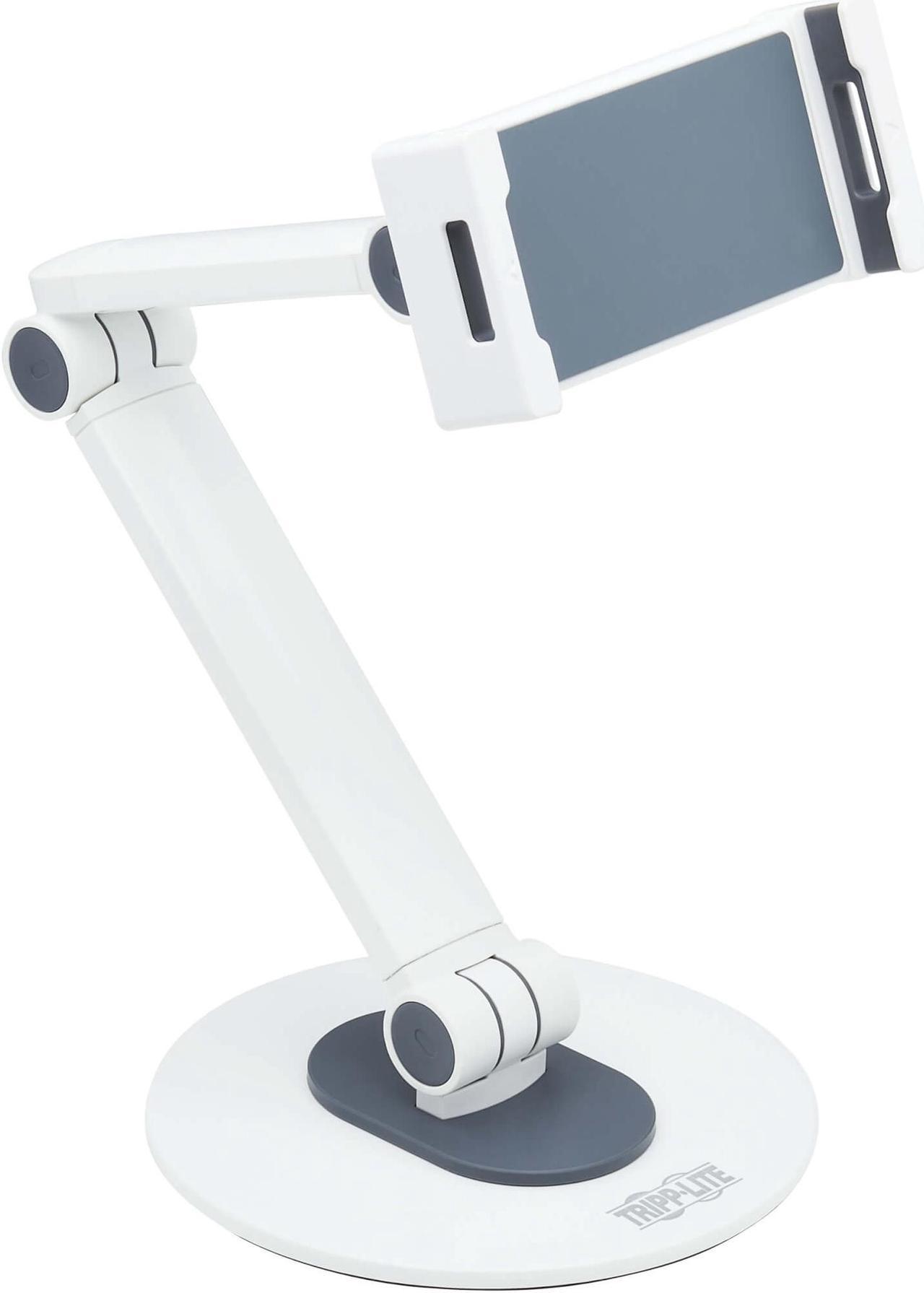 Tripp Lite Full-Motion Flexible Long-Arm Desktop Smartphone and Tablet Mount - White  DMTBD413