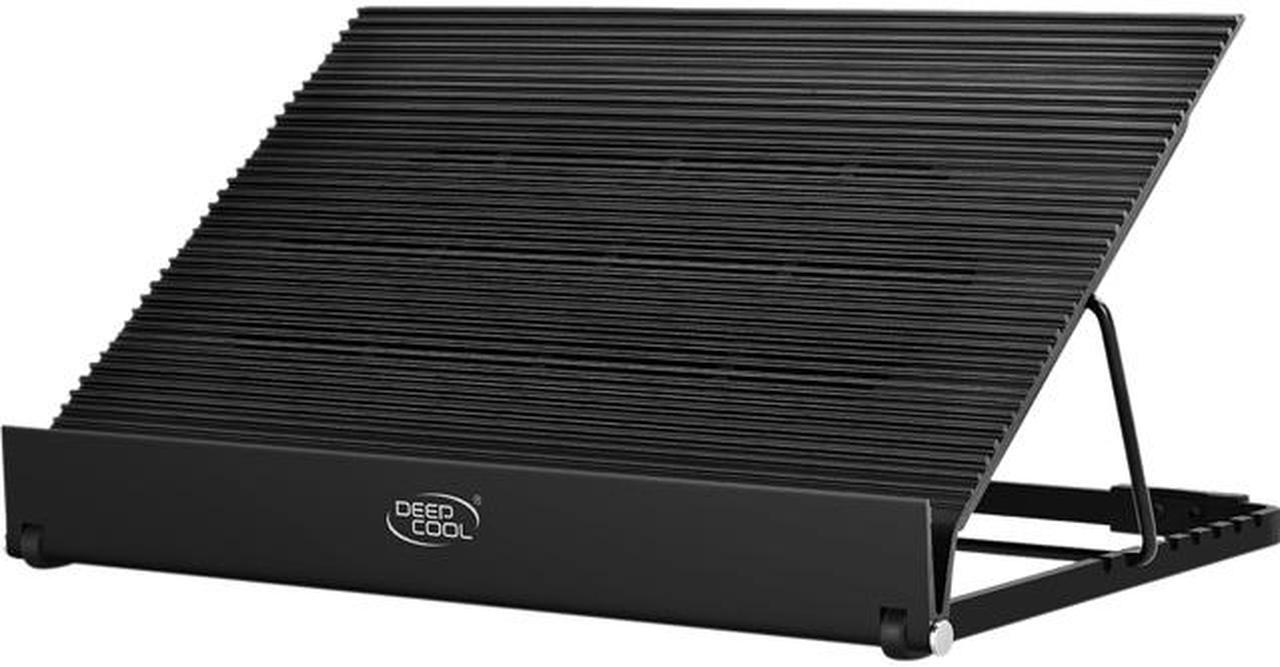 Main image of DEEPCOOL N9 EX Laptop Cooling Pad up to17" 8 Adjustable Using Angles Dual 140mm Fan speed adjustable Pure Aluminum Panel