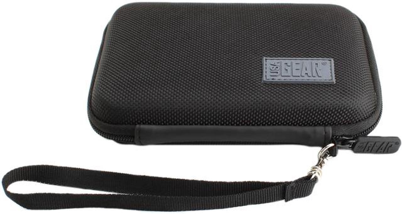 Main image of Secure-Fit Hard Shell GPS Case by USA Gear - Works With 5-inch and 4.3-inch Garmin nuvi, Magellan Roadmate, TomTom GO and More Portable GPS Navigation Units