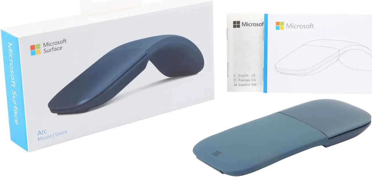 Alt view image 7 of 6 - Microsoft Surface Arc Mouse - Cobalt Blue - CZV-00051