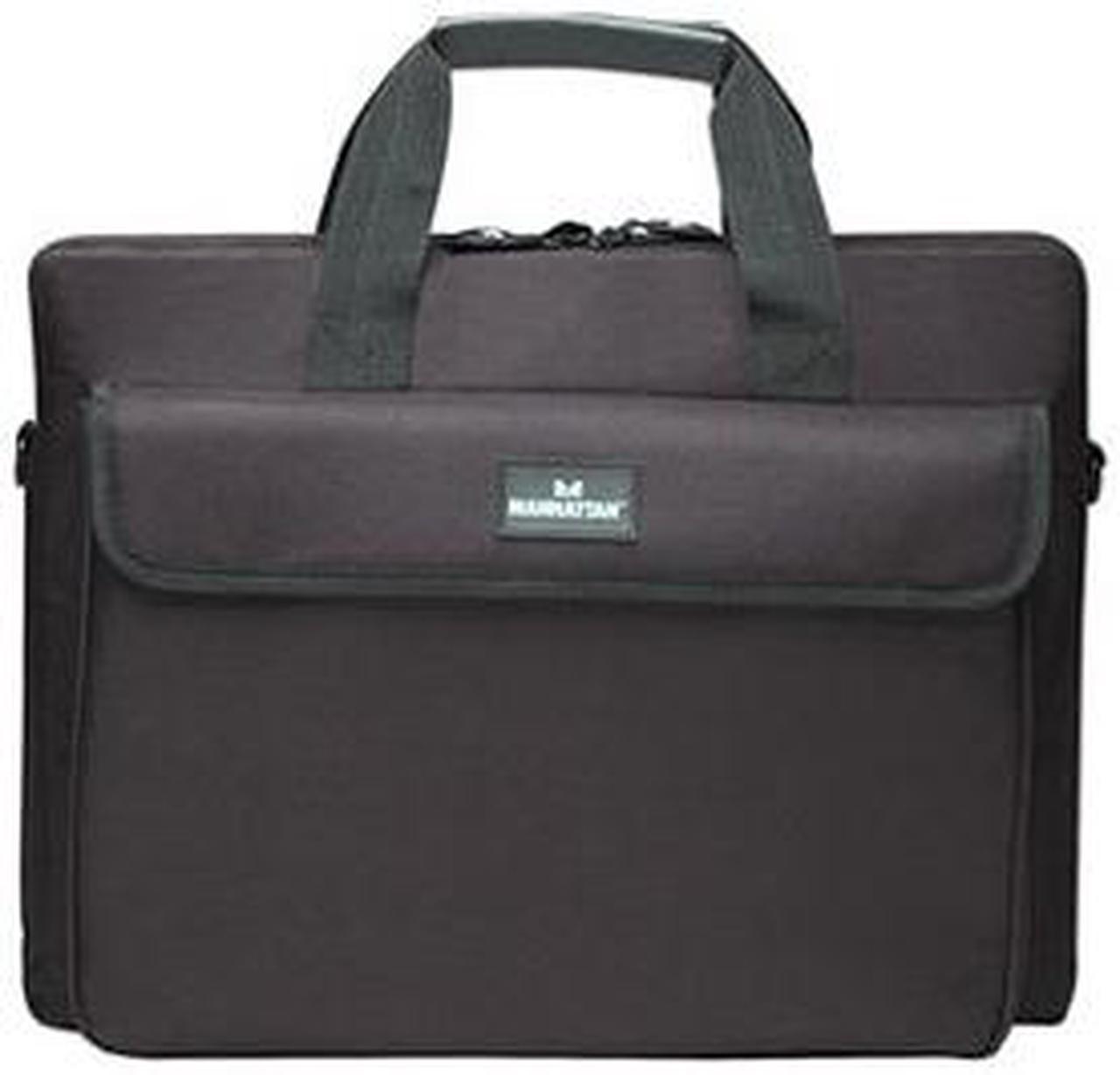 Manhattan London 438889 Carrying Case (Briefcase) for 15.4' Notebook - Black