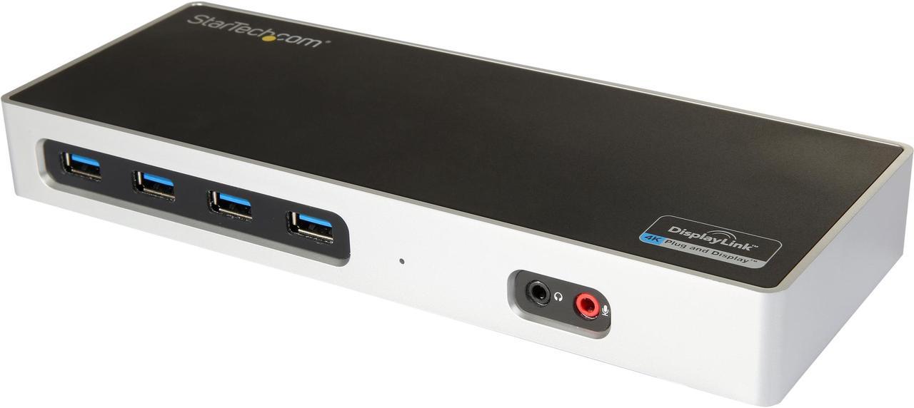 StarTech.com DK30A2DH Dual 4K Docking Station with DisplayPort and HDMI - Mac & Windows