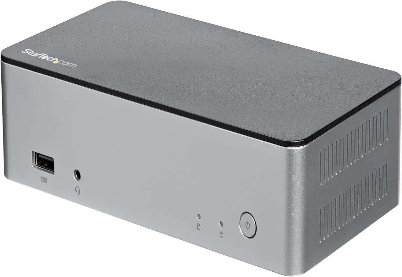 Main image of StarTech.com MST30C2HDPPD Dual Monitor USB C Dock - 4K - Dual DisplayPort - 2.5in SSD / HDD Bay - with Power Delivery - Laptop Docking Station