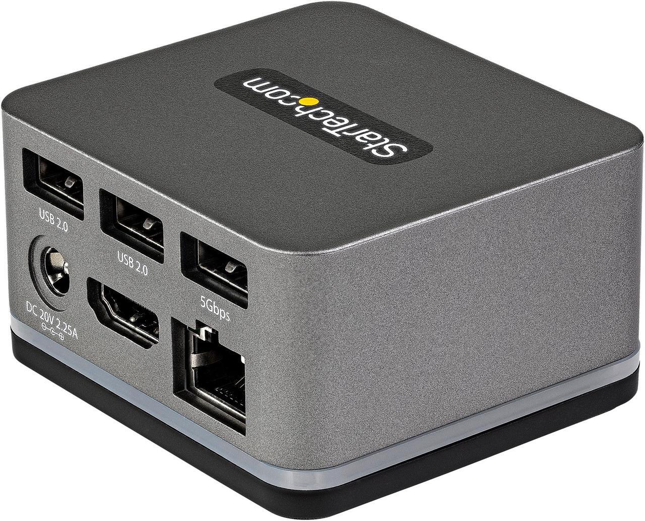 Alt view image 3 of 9 - USB C Mini Dock for iPad Pro, Android Tablets & Smartphones, USB-C Tablet/Phone Docking Station w/ 4K 30Hz HDMI, 27W Power Delivery Charging, 3-Port USB Hub, Gigabit Ethernet - iPad/Tablet USB-C Dock (DK30CHPH)