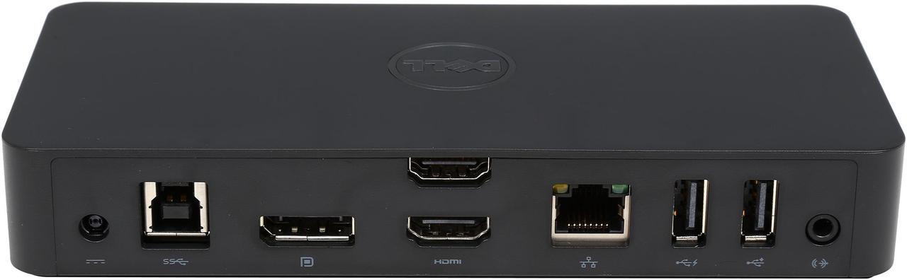 Alt view image 4 of 6 - Dell Triple Display USB 3.0 Universal Dock for Ultra HD 4K Resolution Model 452-BBPG (D3100)