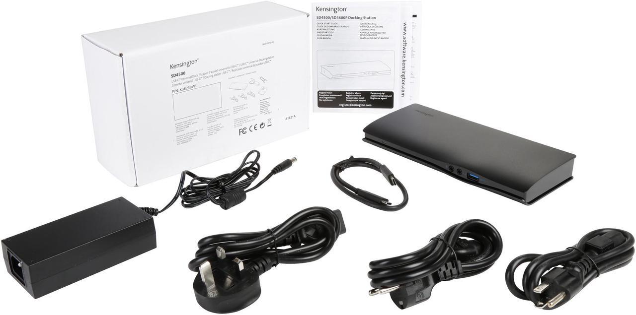 Alt view image 5 of 4 - Kensington Black K38230WW SD4500 USB-C Universal Dock