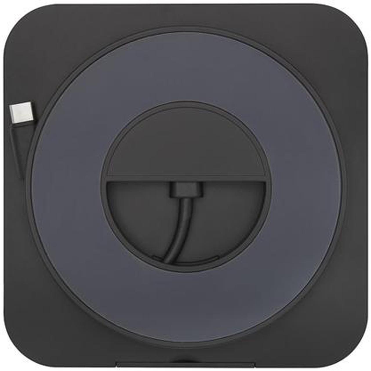 Alt view image 2 of 8 - USB-C Dock, Single Display - 4K HDMI, USB 3.2 Gen 1, USB-A/USB-C Hub, SATA III, 100W PD Charging, Gray