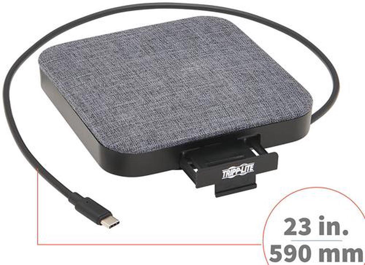 Alt view image 6 of 8 - USB-C Dock, Single Display - 4K HDMI, USB 3.2 Gen 1, USB-A/USB-C Hub, SATA III, 100W PD Charging, Gray