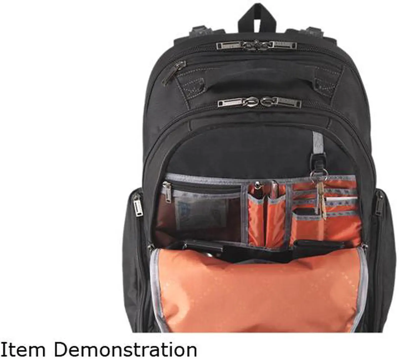 Alt view image 7 of 11 - Everki Atlas Checkpoint Friendly Laptop Backpack, 13" to 17.3" Adaptable Compartment Model EKP121