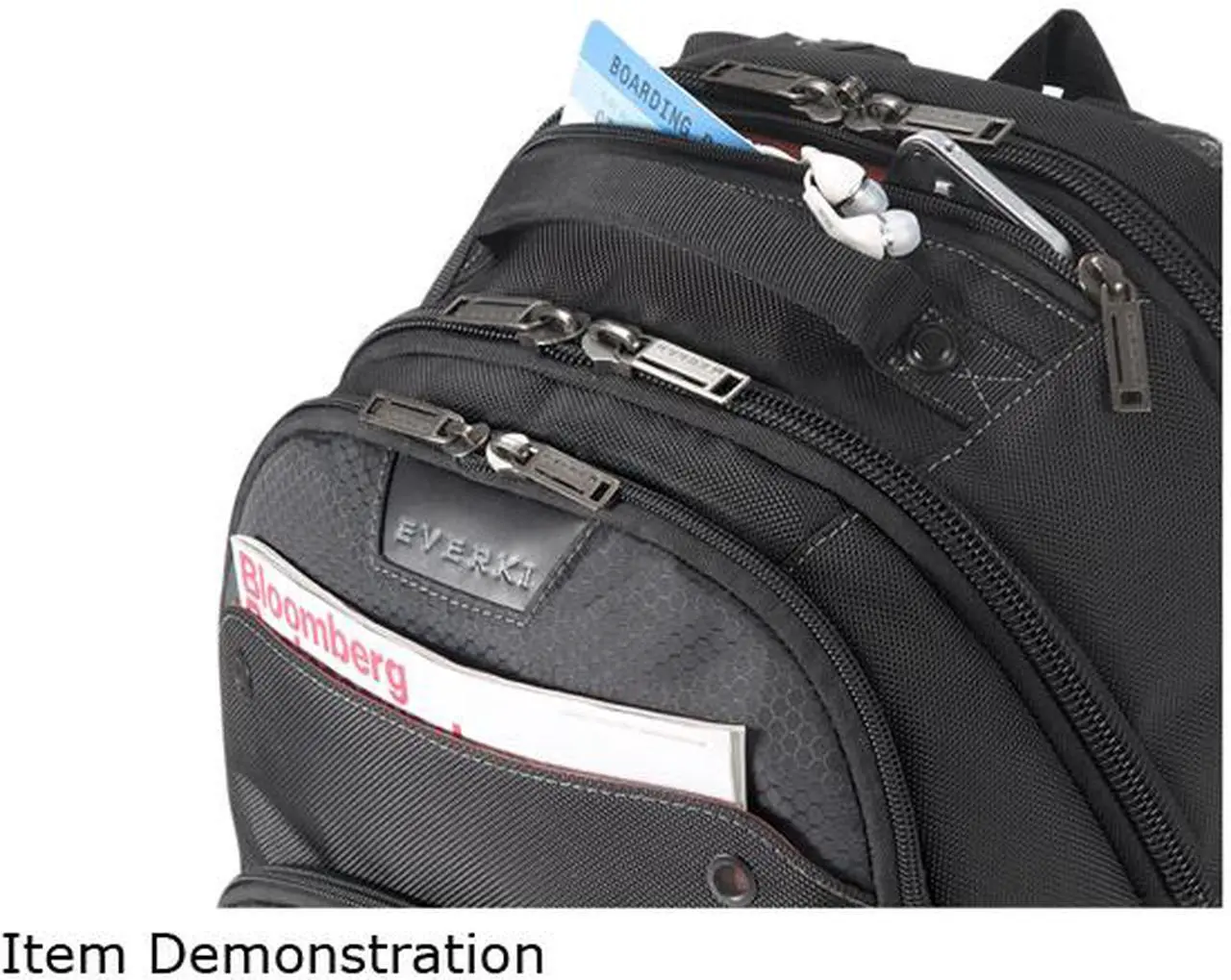 Alt view image 9 of 11 - Everki Atlas Checkpoint Friendly Laptop Backpack, 13" to 17.3" Adaptable Compartment Model EKP121