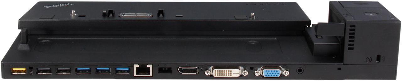 Alt view image 4 of 6 - Lenovo Black 40A10090US ThinkPad Pro Dock-90W US / Canada / Mexico