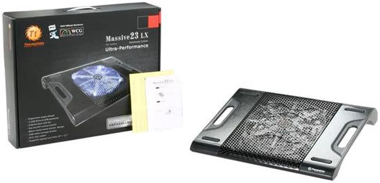 Alt view image 7 of 6 - Thermaltake Massive23 LX Notebook Cooler CLN0015