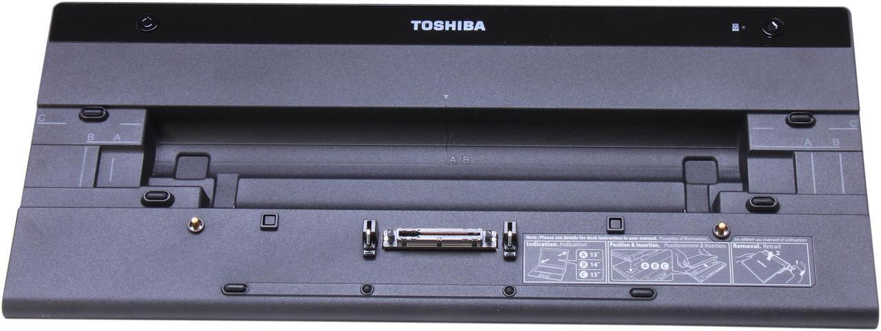Alt view image 2 of 18 - TOSHIBA Black PA3916U-1PRP Hi-Speed Port Replicator II