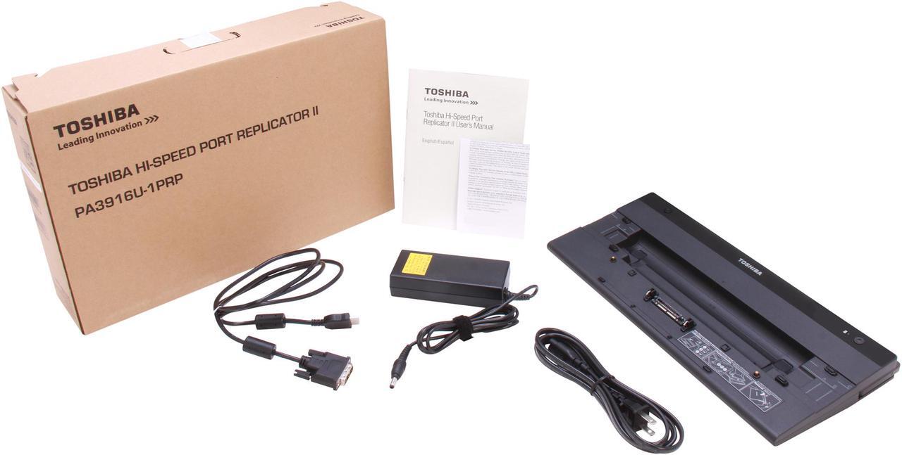 Alt view image 6 of 18 - TOSHIBA Black PA3916U-1PRP Hi-Speed Port Replicator II