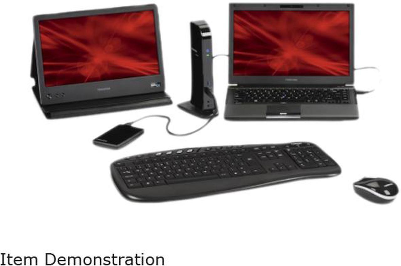 Alt view image 16 of 18 - TOSHIBA Black PA3916U-1PRP Hi-Speed Port Replicator II