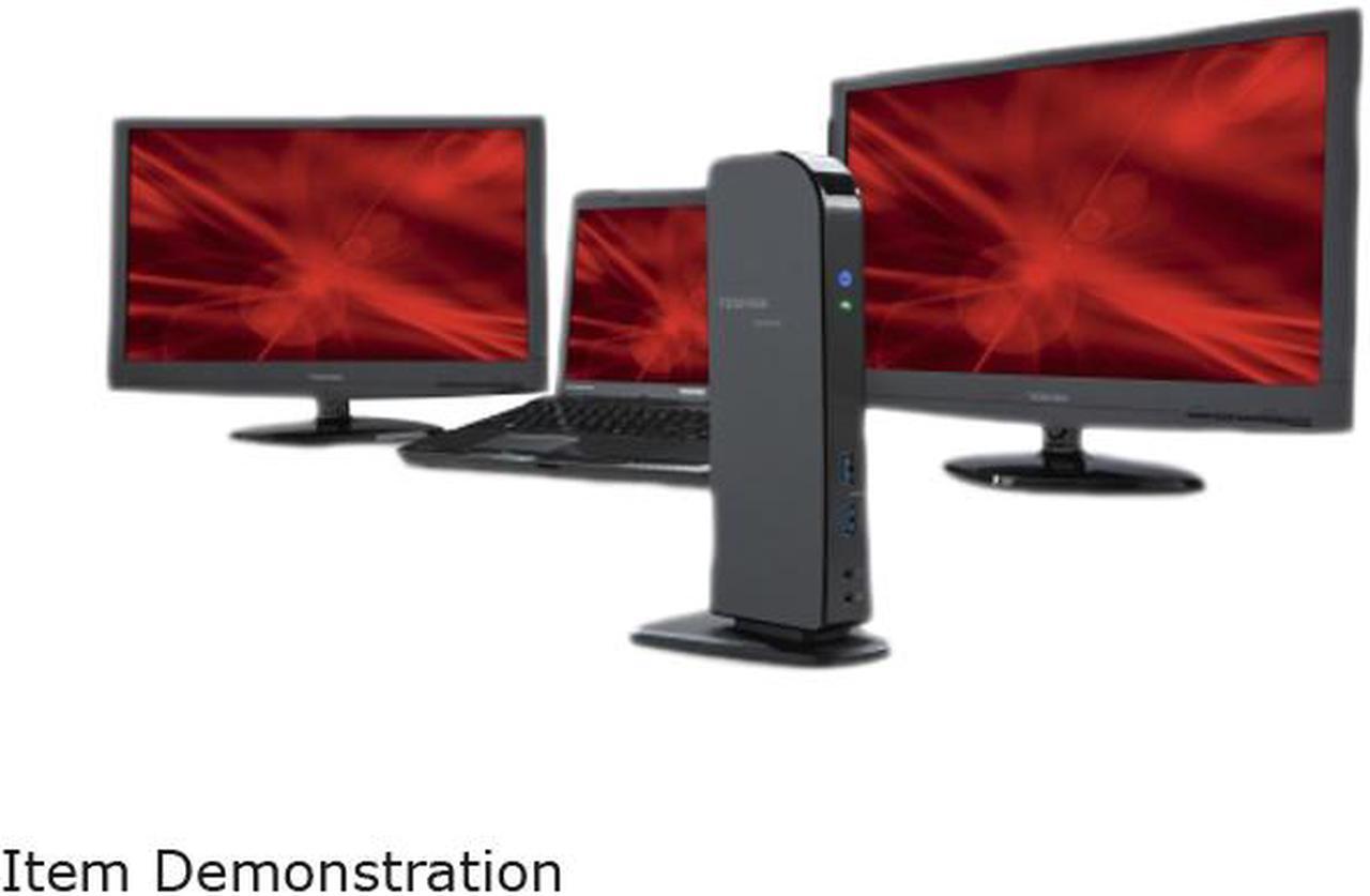 Alt view image 17 of 18 - TOSHIBA Black PA3916U-1PRP Hi-Speed Port Replicator II