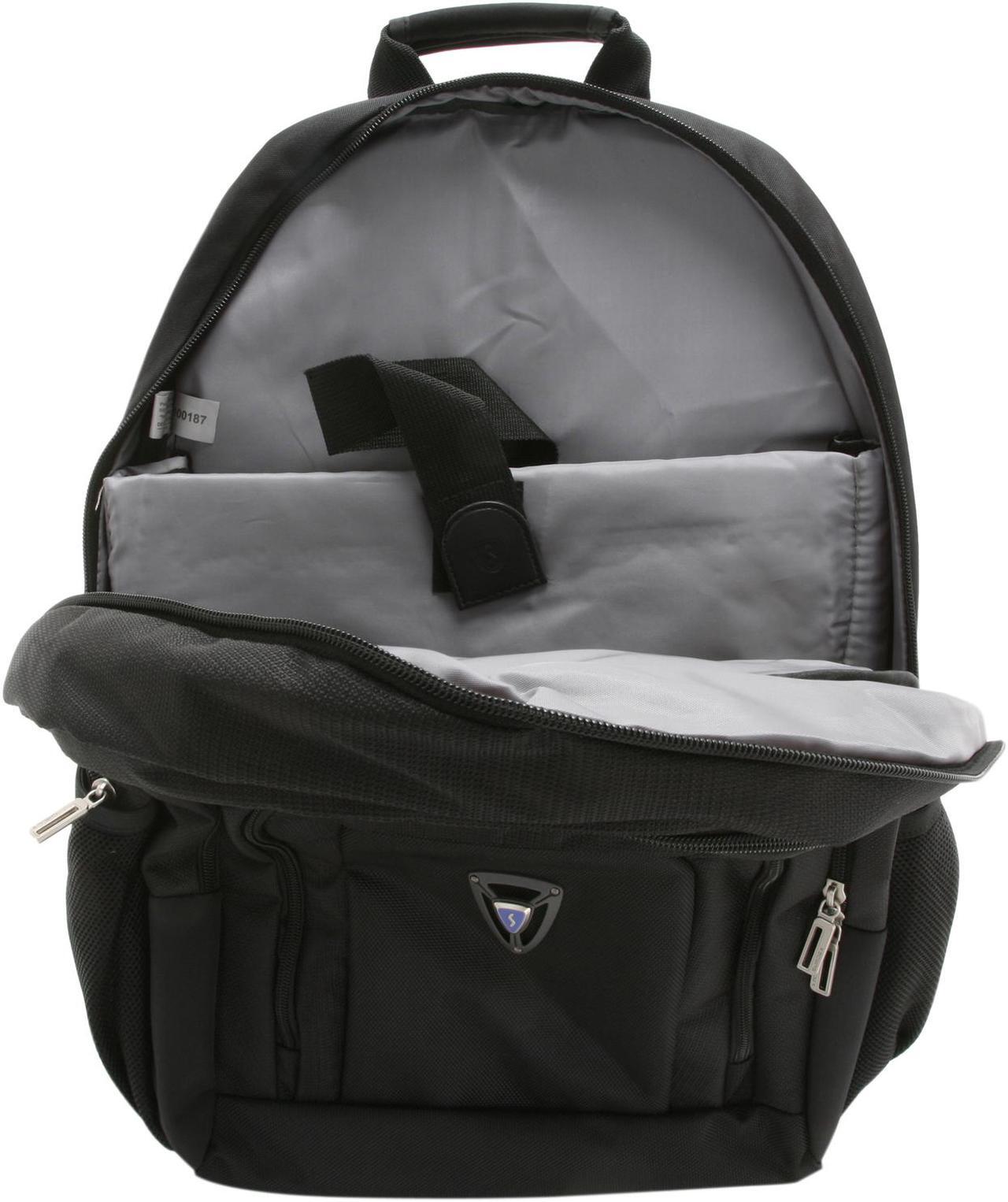 Alt view image 7 of 7 - SUMDEX Black Full Speed Flame Backpack for 17.3" Laptops Model PON-377BK