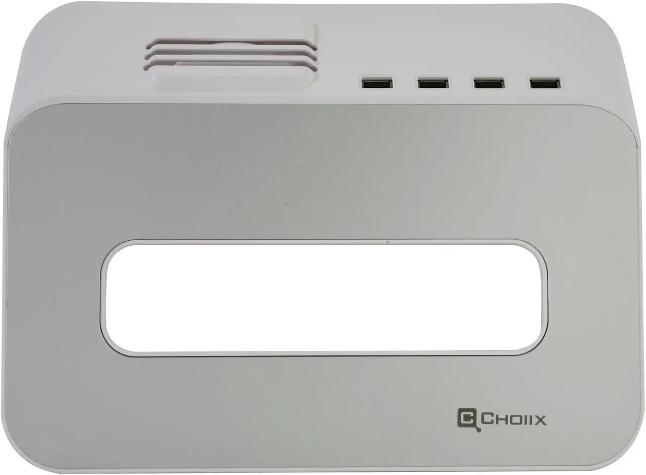 Alt view image 2 of 6 - Cooler Master Choiix Mini Air-Through Notebook Cooling Pad with USB Hub C-HL02-WP