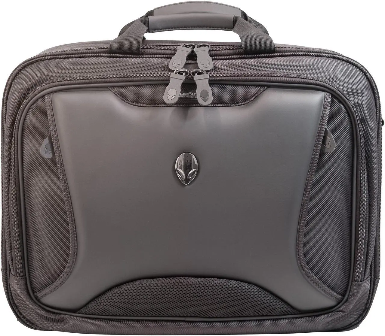 Alt view image 2 of 10 - Dell Black 17.3" Alienware Orion ScanFast Checkpoint Friendly Messenger Bag Model ME-AWMC2.0