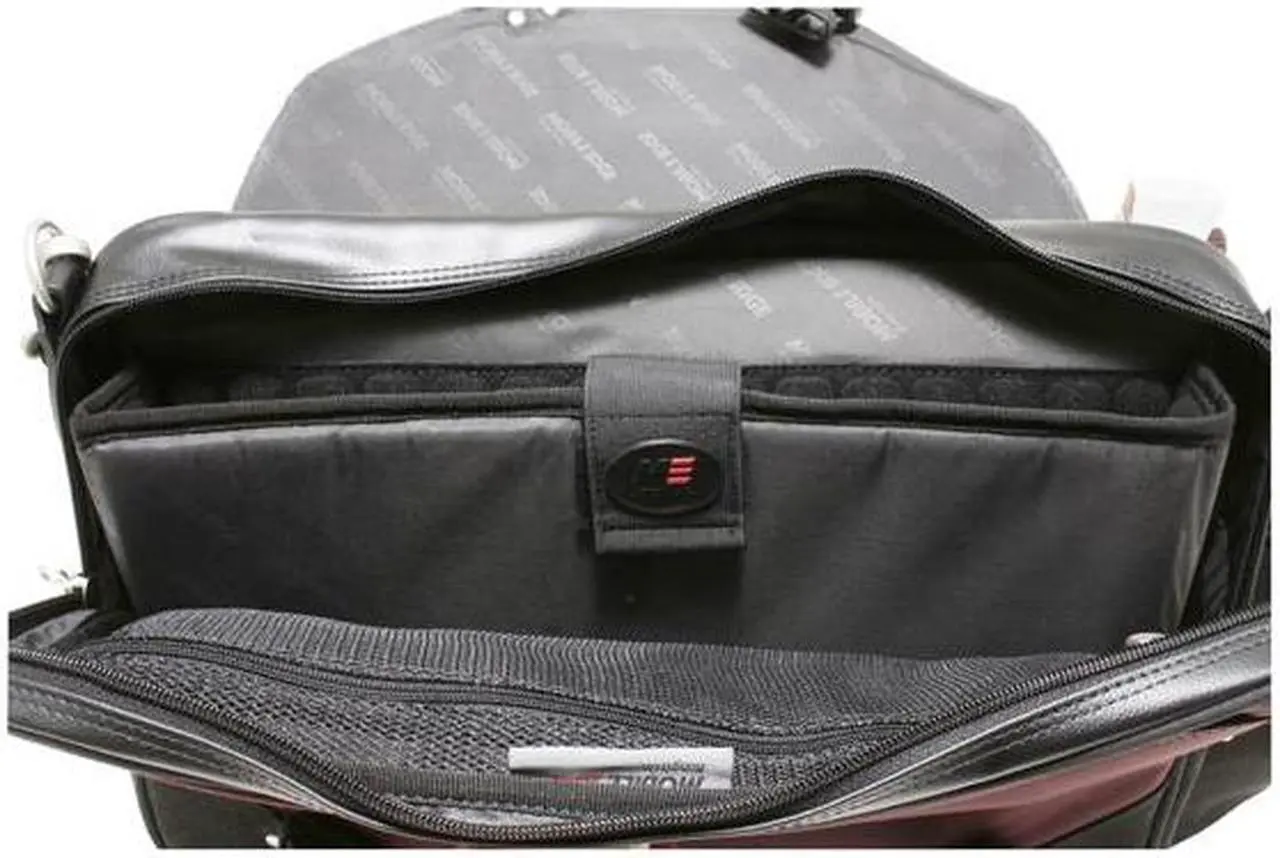 Alt view image 3 of 7 - Mobile Edge - Select 15.6" Briefcase - Dr. Pepper Red