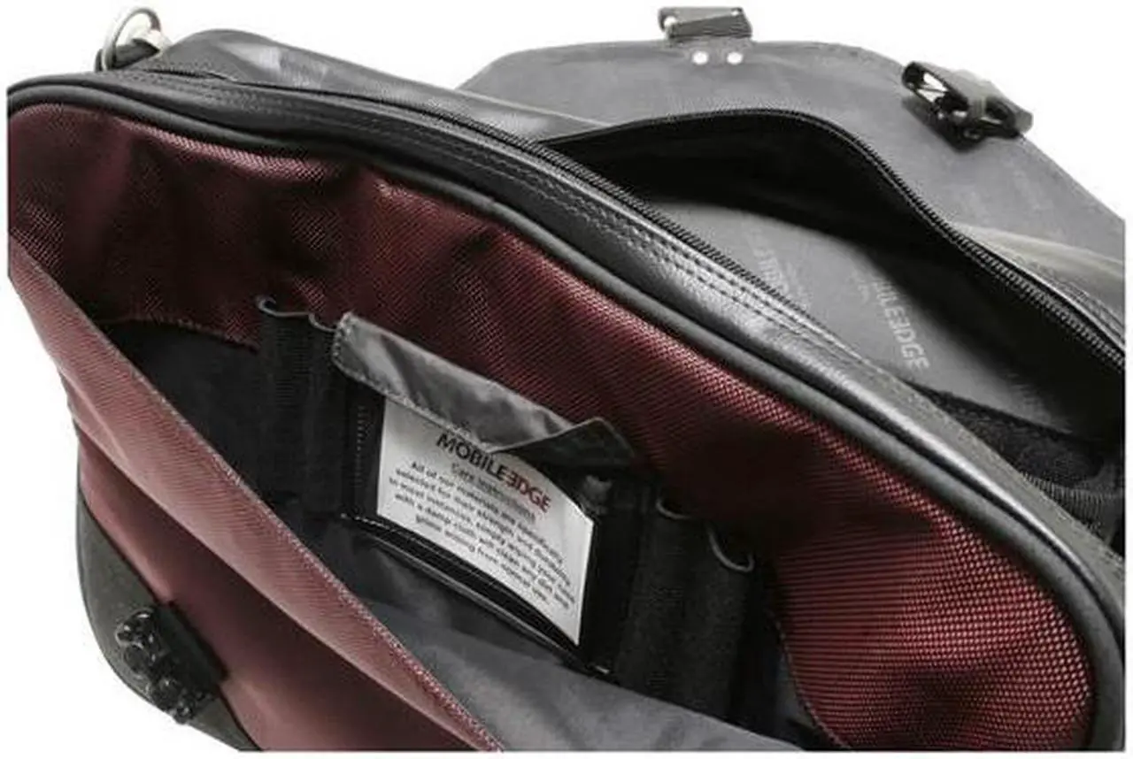 Alt view image 4 of 7 - Mobile Edge - Select 15.6" Briefcase - Dr. Pepper Red