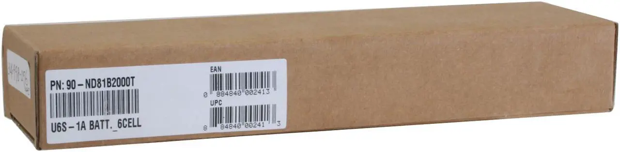 Alt view image 6 of 6 - ASUS 90-ND81B2000T U6S-1A 6CELL Battery