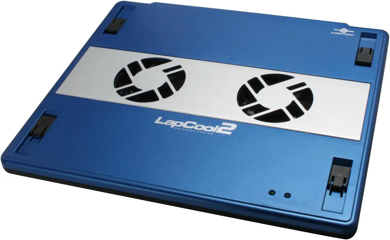 Main image of VANTEC LapCool 2 Notebook Cooler with Dual Adjustable Speed Fans LPC-301