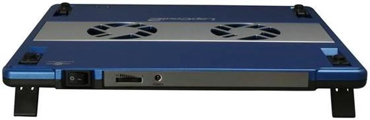 Alt view image 4 of 6 - VANTEC LapCool 2 Notebook Cooler with Dual Adjustable Speed Fans LPC-301