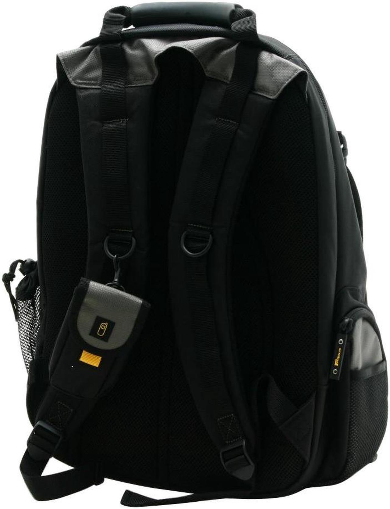 Alt view image 9 of 18 - Targus Backpack 16" City Gear, Blk/ Yel, TCG650